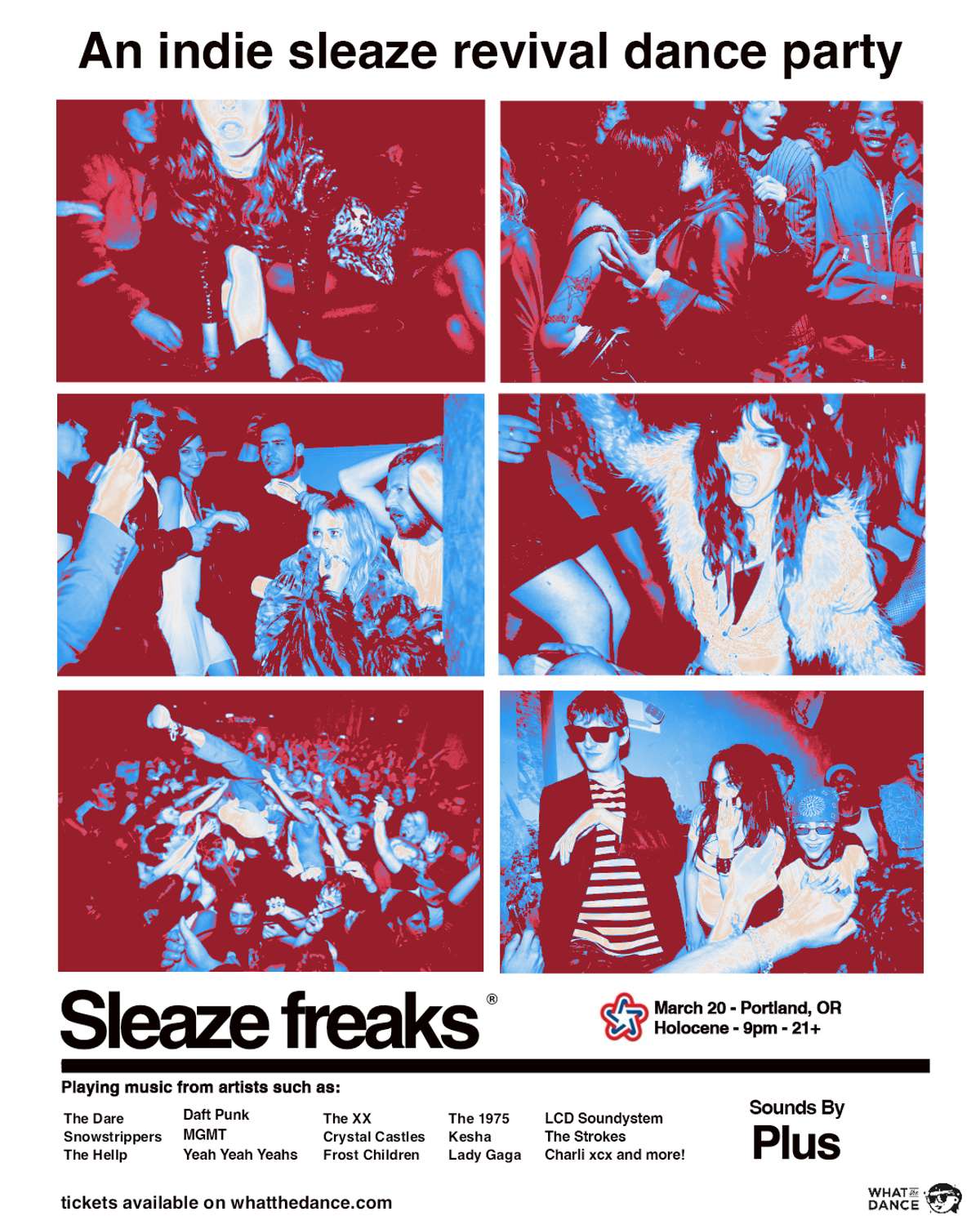 SLEAZE FREAKS: An Indie Sleaze Revival Dance Party – 21+